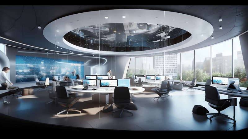 图片[32]-全球设计案例智能库_OJBKAI.COM赛博朋克风霓虹灯设计公共办公区域Midjourney灵感图库-_设计智库－全球设计案例智能库_OJBKAI.COM-全球设计案例智能库_OJBKAI.COM设计智库