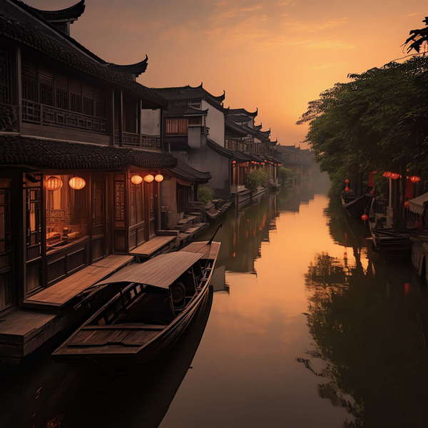 图片[7]-全球设计案例智能库_OJBKAI.COM意境江南小镇Midjourney灵感图库-_设计智库－全球设计案例智能库_OJBKAI.COM-全球设计案例智能库_OJBKAI.COM设计智库