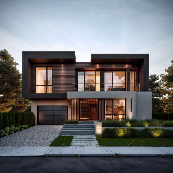 图片[23]-全球设计案例智能库_OJBKAI.COM现代极简别墅外观Midjourney灵感图库-_设计智库－全球设计案例智能库_OJBKAI.COM-全球设计案例智能库_OJBKAI.COM设计智库