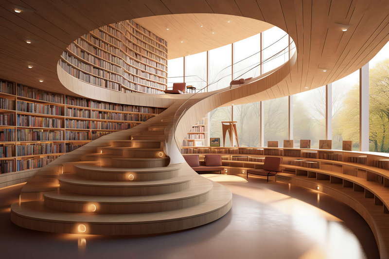 图片[30]-全球设计案例智能库_OJBKAI.COM原木艺术风图书馆书店_Midjourney灵感图库-_设计智库－全球设计案例智能库_OJBKAI.COM-全球设计案例智能库_OJBKAI.COM设计智库