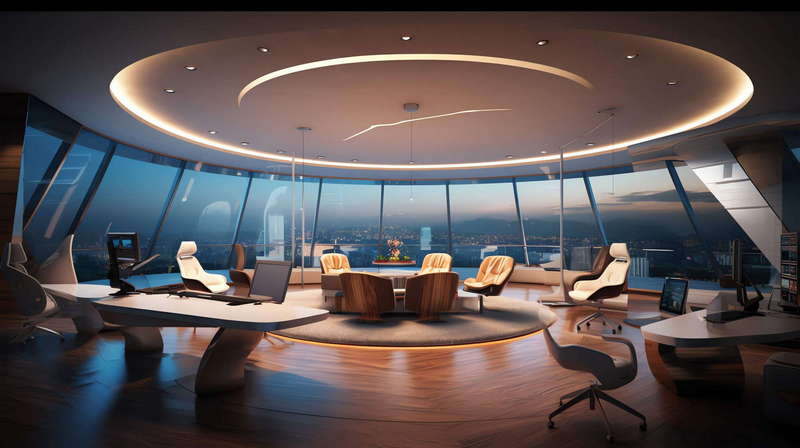 图片[16]-全球设计案例智能库_OJBKAI.COM科幻，未来，办公空间Midjourney灵感图库-_设计智库－全球设计案例智能库_OJBKAI.COM-全球设计案例智能库_OJBKAI.COM设计智库