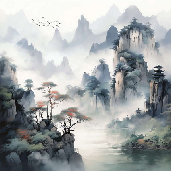 图片[24]-全球设计案例智能库_OJBKAI.COM山水画Midjourney灵感图库-_设计智库－全球设计案例智能库_OJBKAI.COM-全球设计案例智能库_OJBKAI.COM设计智库