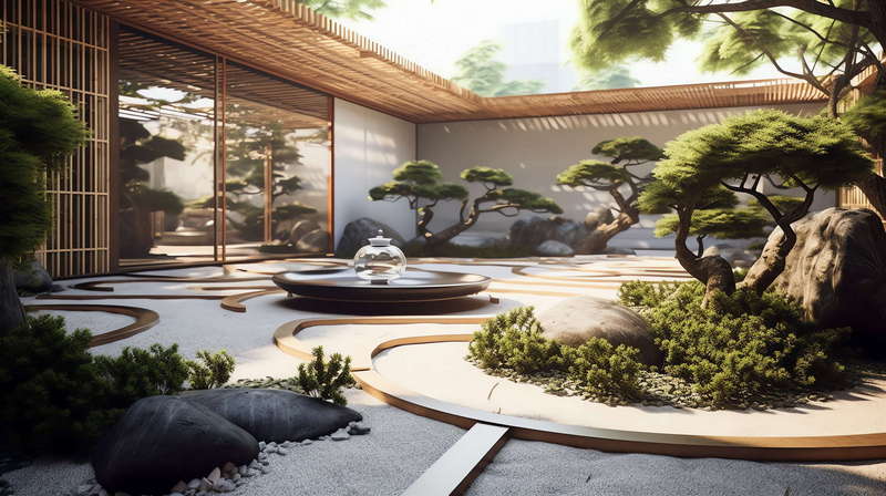 图片[33]-全球设计案例智能库_OJBKAI.COM别墅庭院日式枯山水Midjourney灵感图库-_设计智库－全球设计案例智能库_OJBKAI.COM-全球设计案例智能库_OJBKAI.COM设计智库