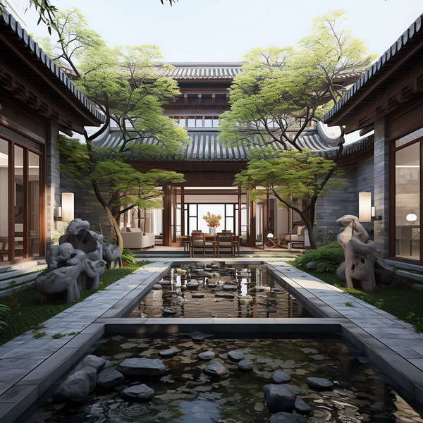 图片[24]-全球设计案例智能库_OJBKAI.COM别墅庭院景观Midjourney灵感图库-_设计智库－全球设计案例智能库_OJBKAI.COM-全球设计案例智能库_OJBKAI.COM设计智库