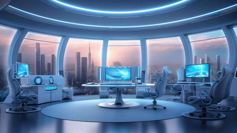 图片[26]-全球设计案例智能库_OJBKAI.COM科幻，未来，办公空间Midjourney灵感图库-_设计智库－全球设计案例智能库_OJBKAI.COM-全球设计案例智能库_OJBKAI.COM设计智库