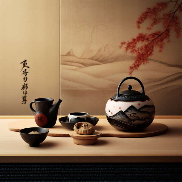 中式禅意茶具Midjourney灵感图库-_设计智库－全球设计案例智能库_OJBKAI.COM-全球设计案例智能库_OJBKAI.COM设计智库