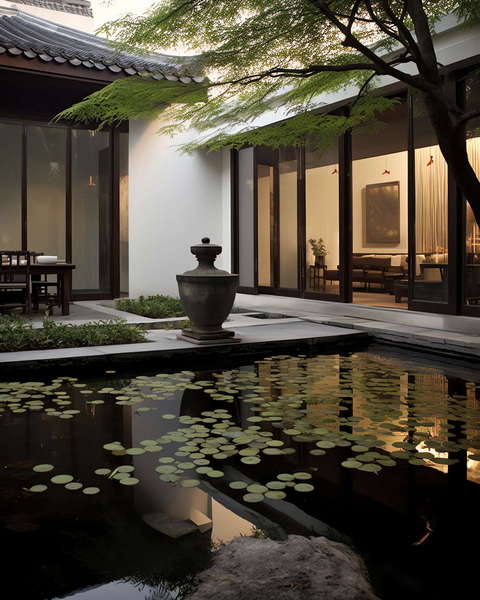 图片[4]-全球设计案例智能库_OJBKAI.COM中式别墅庭院Midjourney灵感图库-_设计智库－全球设计案例智能库_OJBKAI.COM-全球设计案例智能库_OJBKAI.COM设计智库