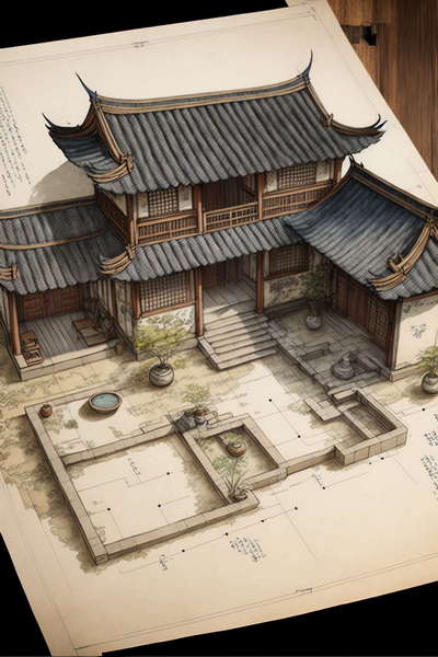 图片[8]-全球设计案例智能库_OJBKAI.COM古建设计手稿Midjourney灵感图库-_设计智库－全球设计案例智能库_OJBKAI.COM-全球设计案例智能库_OJBKAI.COM设计智库