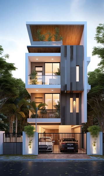 图片[9]-全球设计案例智能库_OJBKAI.COM现代极简别墅外观Midjourney灵感图库-_设计智库－全球设计案例智能库_OJBKAI.COM-全球设计案例智能库_OJBKAI.COM设计智库