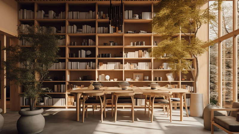 图片[16]-全球设计案例智能库_OJBKAI.COM原木艺术风图书馆书店_Midjourney灵感图库-_设计智库－全球设计案例智能库_OJBKAI.COM-全球设计案例智能库_OJBKAI.COM设计智库