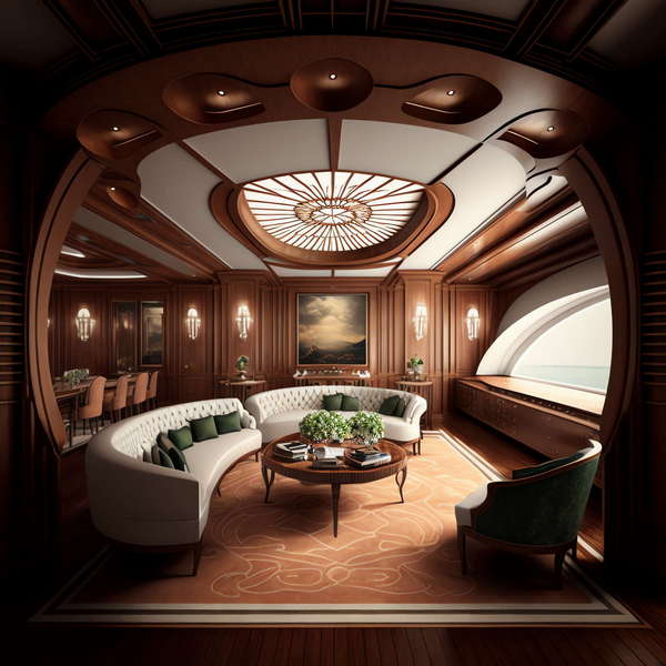 豪华游轮设计Midjourney灵感图库-_设计智库－全球设计案例智能库_OJBKAI.COM-全球设计案例智能库_OJBKAI.COM设计智库