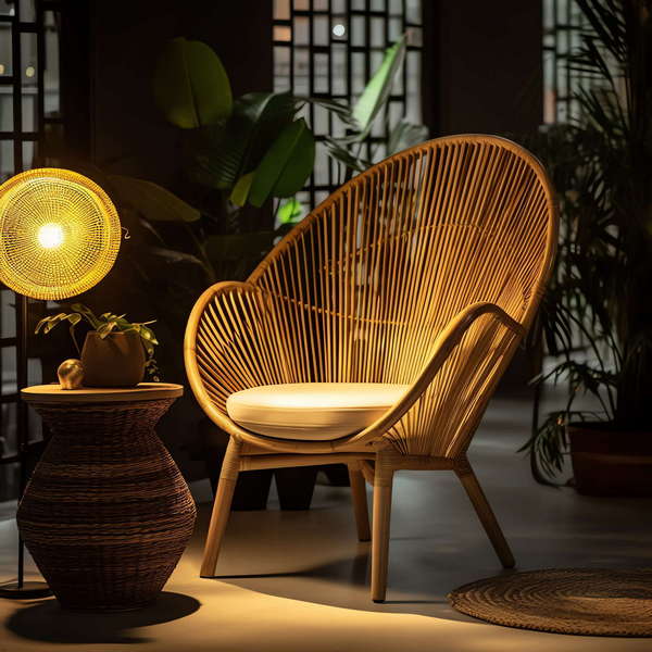 竹编椅子Midjourney灵感图库-_设计智库－全球设计案例智能库_OJBKAI.COM-全球设计案例智能库_OJBKAI.COM设计智库