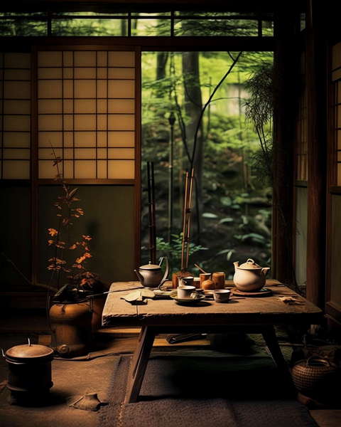 图片[20]-全球设计案例智能库_OJBKAI.COM酒店民宿中式禅意茶室Midjourney灵感图库-_设计智库－全球设计案例智能库_OJBKAI.COM-全球设计案例智能库_OJBKAI.COM设计智库