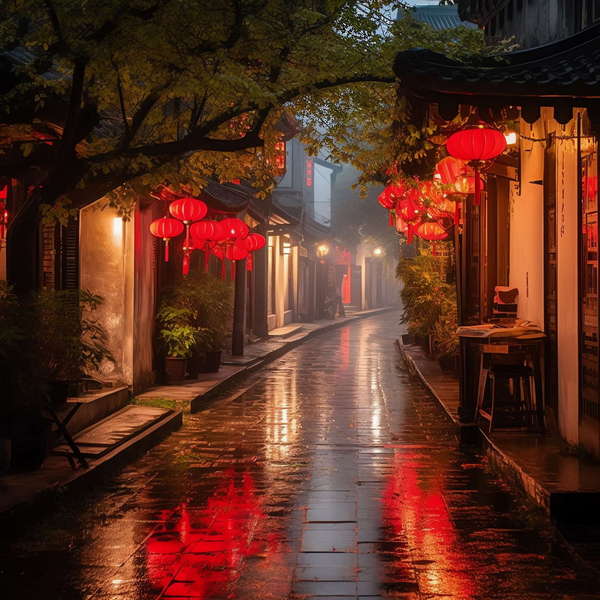 图片[3]-全球设计案例智能库_OJBKAI.COM意境江南小镇Midjourney灵感图库-_设计智库－全球设计案例智能库_OJBKAI.COM-全球设计案例智能库_OJBKAI.COM设计智库