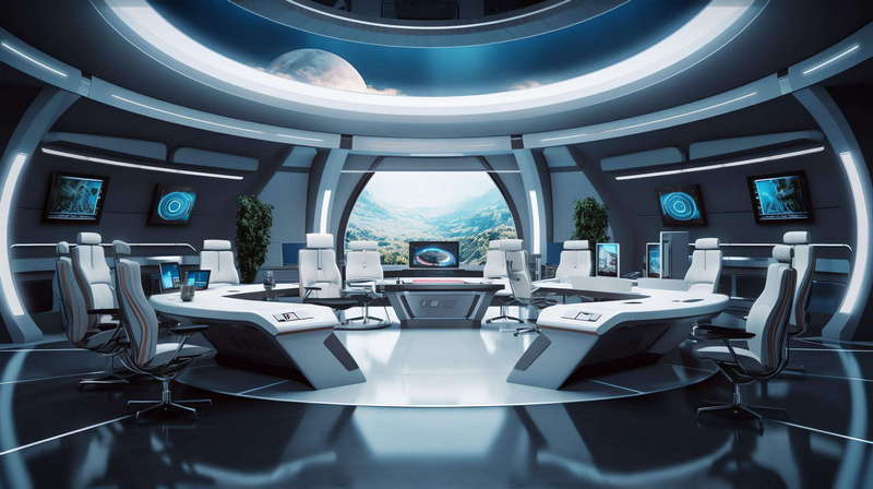 图片[23]-全球设计案例智能库_OJBKAI.COM科幻，未来，办公空间Midjourney灵感图库-_设计智库－全球设计案例智能库_OJBKAI.COM-全球设计案例智能库_OJBKAI.COM设计智库