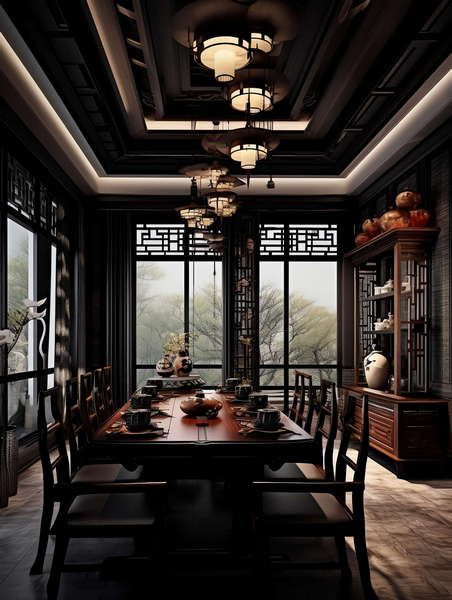 图片[20]-全球设计案例智能库_OJBKAI.COM中式餐厅Midjourney灵感图库-_设计智库－全球设计案例智能库_OJBKAI.COM-全球设计案例智能库_OJBKAI.COM设计智库