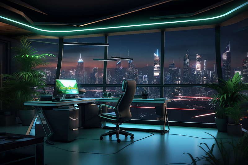 图片[29]-全球设计案例智能库_OJBKAI.COM赛博朋克风霓虹灯设计独立办公室_Midjourney灵感图库-_设计智库－全球设计案例智能库_OJBKAI.COM-全球设计案例智能库_OJBKAI.COM设计智库