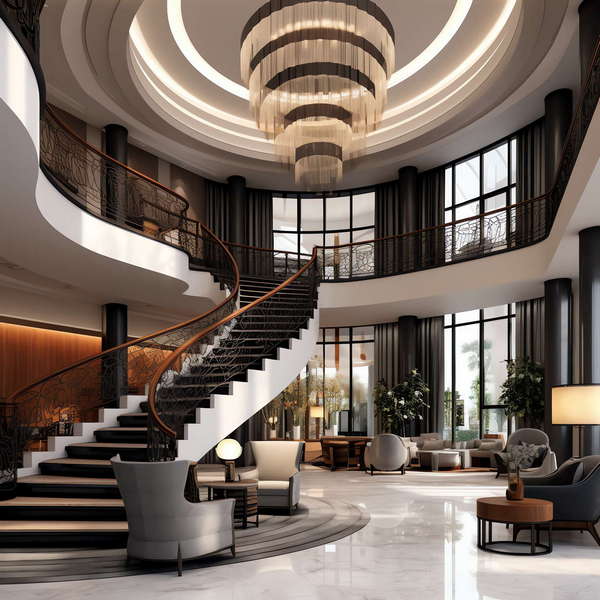 图片[16]-全球设计案例智能库_OJBKAI.COM酒店前卫时尚现代楼梯Midjourney灵感图库-_设计智库－全球设计案例智能库_OJBKAI.COM-全球设计案例智能库_OJBKAI.COM设计智库