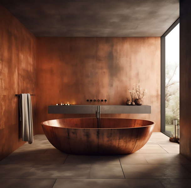 家装现代浴缸Midjourney灵感图库-_设计智库－全球设计案例智能库_OJBKAI.COM-全球设计案例智能库_OJBKAI.COM设计智库
