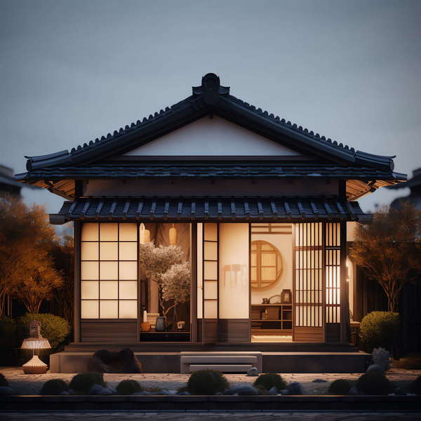 日式禅意民宿Midjourney灵感图库-_设计智库－全球设计案例智能库_OJBKAI.COM-全球设计案例智能库_OJBKAI.COM设计智库