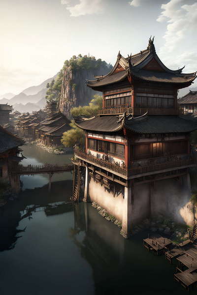 图片[10]-全球设计案例智能库_OJBKAI.COM徽派建筑Midjourney灵感图库-_设计智库－全球设计案例智能库_OJBKAI.COM-全球设计案例智能库_OJBKAI.COM设计智库