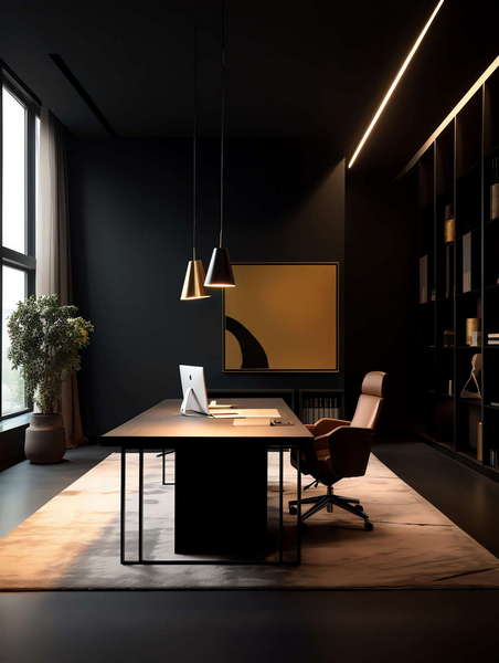 图片[4]-全球设计案例智能库_OJBKAI.COM深色系办公桌Midjourney灵感图库-_设计智库－全球设计案例智能库_OJBKAI.COM-全球设计案例智能库_OJBKAI.COM设计智库