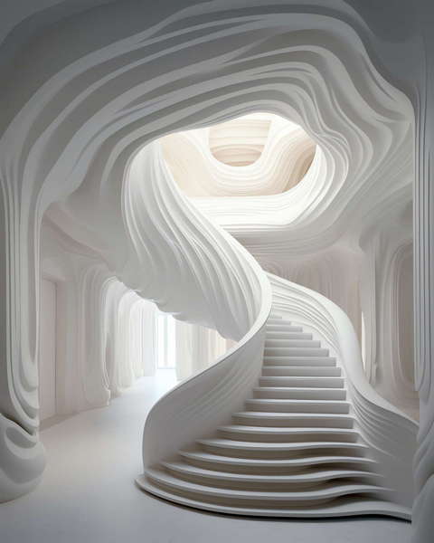 图片[14]-全球设计案例智能库_OJBKAI.COM现代风格白色楼梯Midjourney灵感图库-_设计智库－全球设计案例智能库_OJBKAI.COM-全球设计案例智能库_OJBKAI.COM设计智库