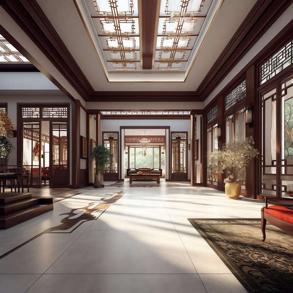 图片[15]-全球设计案例智能库_OJBKAI.COM中式酒店大堂Midjourney灵感图库-_设计智库－全球设计案例智能库_OJBKAI.COM-全球设计案例智能库_OJBKAI.COM设计智库