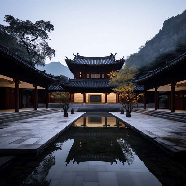 图片[8]-全球设计案例智能库_OJBKAI.COM中式别墅外观Midjourney灵感图库-_设计智库－全球设计案例智能库_OJBKAI.COM-全球设计案例智能库_OJBKAI.COM设计智库