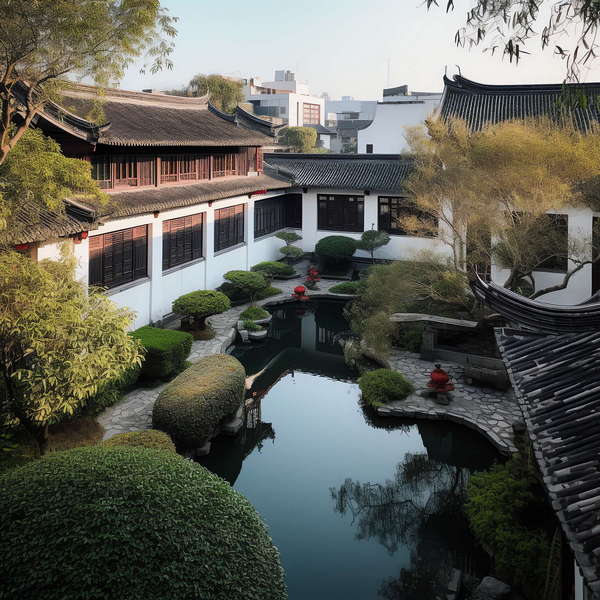 图片[36]-全球设计案例智能库_OJBKAI.COM中式别墅庭院Midjourney灵感图库-_设计智库－全球设计案例智能库_OJBKAI.COM-全球设计案例智能库_OJBKAI.COM设计智库