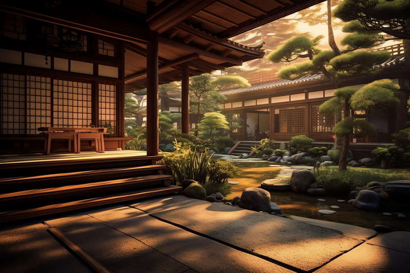 图片[5]-全球设计案例智能库_OJBKAI.COM别墅庭院日式枯山水Midjourney灵感图库-_设计智库－全球设计案例智能库_OJBKAI.COM-全球设计案例智能库_OJBKAI.COM设计智库