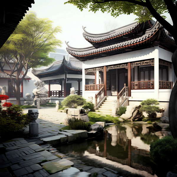 图片[19]-全球设计案例智能库_OJBKAI.COM徽派建筑Midjourney灵感图库-_设计智库－全球设计案例智能库_OJBKAI.COM-全球设计案例智能库_OJBKAI.COM设计智库