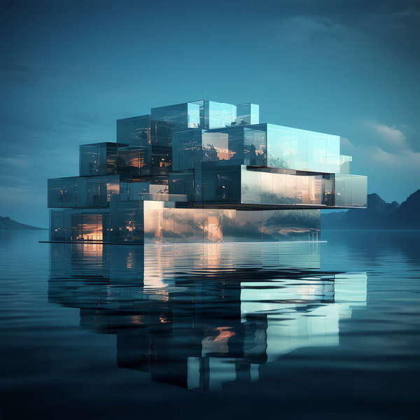 冰雕别墅Midjourney灵感图库-_设计智库－全球设计案例智能库_OJBKAI.COM-全球设计案例智能库_OJBKAI.COM设计智库