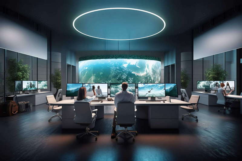 图片[34]-全球设计案例智能库_OJBKAI.COM科幻，未来，办公空间Midjourney灵感图库-_设计智库－全球设计案例智能库_OJBKAI.COM-全球设计案例智能库_OJBKAI.COM设计智库