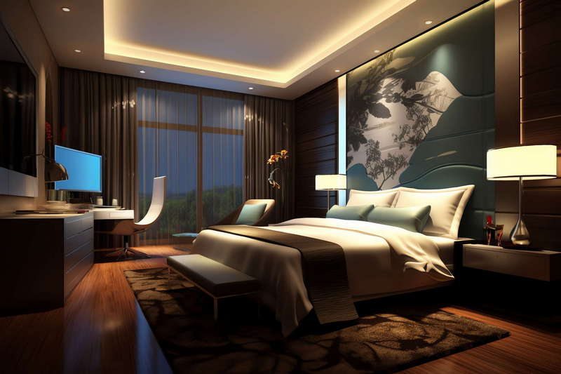 图片[31]-全球设计案例智能库_OJBKAI.COM新中式酒店客房Midjourney灵感图库-_设计智库－全球设计案例智能库_OJBKAI.COM-全球设计案例智能库_OJBKAI.COM设计智库