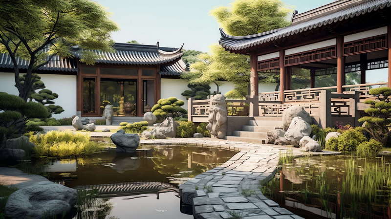 图片[21]-全球设计案例智能库_OJBKAI.COM中式园林Midjourney灵感图库-_设计智库－全球设计案例智能库_OJBKAI.COM-全球设计案例智能库_OJBKAI.COM设计智库