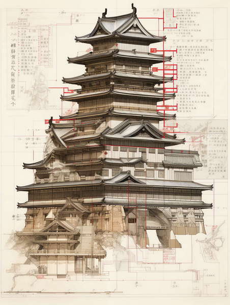 图片[43]-全球设计案例智能库_OJBKAI.COM中国古建草图Midjourney灵感图库-_设计智库－全球设计案例智能库_OJBKAI.COM-全球设计案例智能库_OJBKAI.COM设计智库