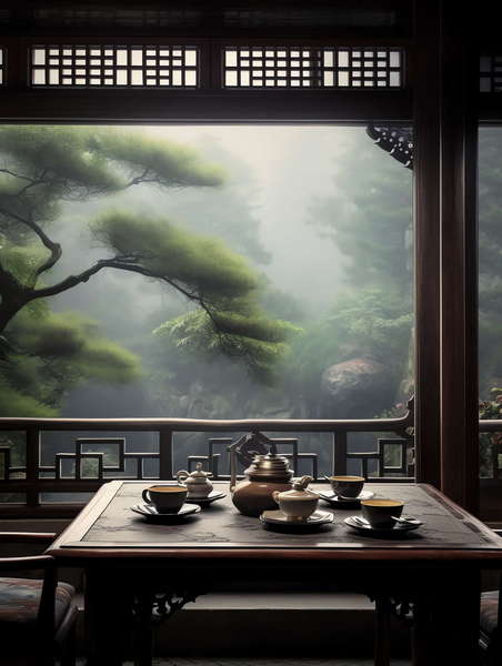 图片[23]-全球设计案例智能库_OJBKAI.COM酒店民宿中式禅意茶室Midjourney灵感图库-_设计智库－全球设计案例智能库_OJBKAI.COM-全球设计案例智能库_OJBKAI.COM设计智库