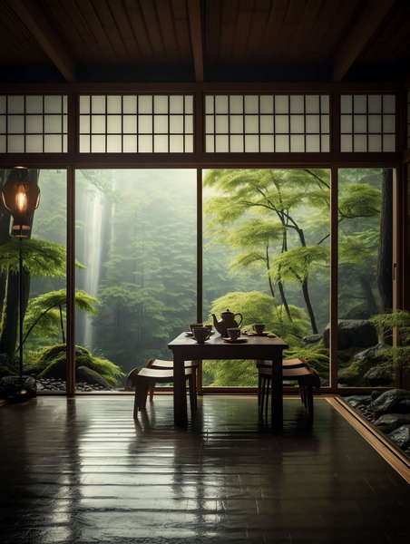 图片[4]-全球设计案例智能库_OJBKAI.COM酒店民宿中式禅意茶室Midjourney灵感图库-_设计智库－全球设计案例智能库_OJBKAI.COM-全球设计案例智能库_OJBKAI.COM设计智库