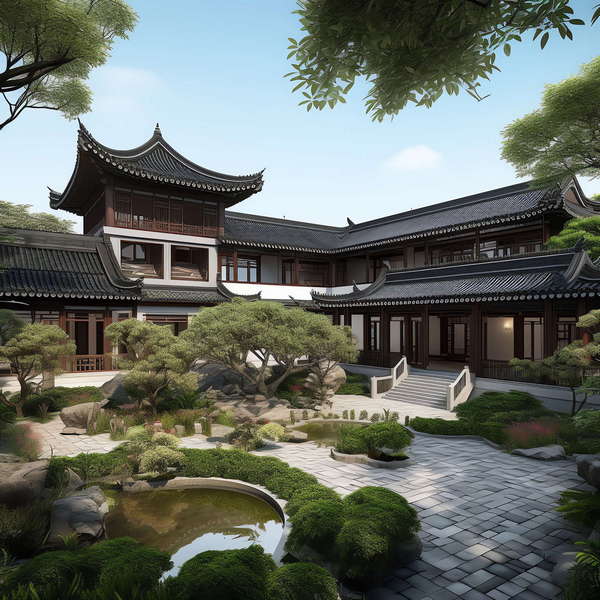 图片[3]-全球设计案例智能库_OJBKAI.COM徽派建筑Midjourney灵感图库-_设计智库－全球设计案例智能库_OJBKAI.COM-全球设计案例智能库_OJBKAI.COM设计智库