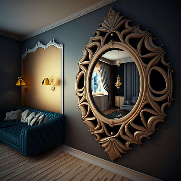 艺术前卫镜子Midjourney灵感图库-_设计智库－全球设计案例智能库_OJBKAI.COM-全球设计案例智能库_OJBKAI.COM设计智库