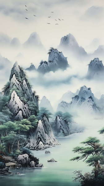 图片[26]-全球设计案例智能库_OJBKAI.COM山水画Midjourney灵感图库-_设计智库－全球设计案例智能库_OJBKAI.COM-全球设计案例智能库_OJBKAI.COM设计智库