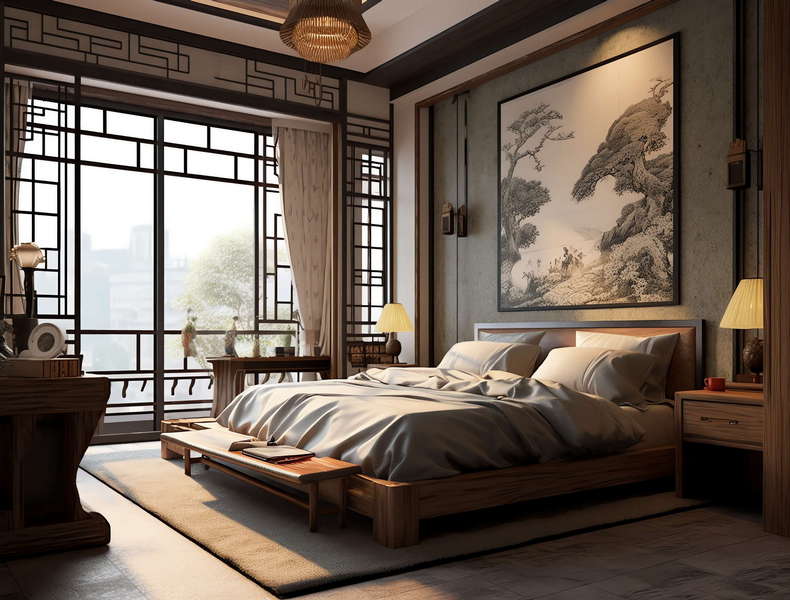 图片[4]-全球设计案例智能库_OJBKAI.COM古典中式酒店客房Midjourney灵感图库-_设计智库－全球设计案例智能库_OJBKAI.COM-全球设计案例智能库_OJBKAI.COM设计智库