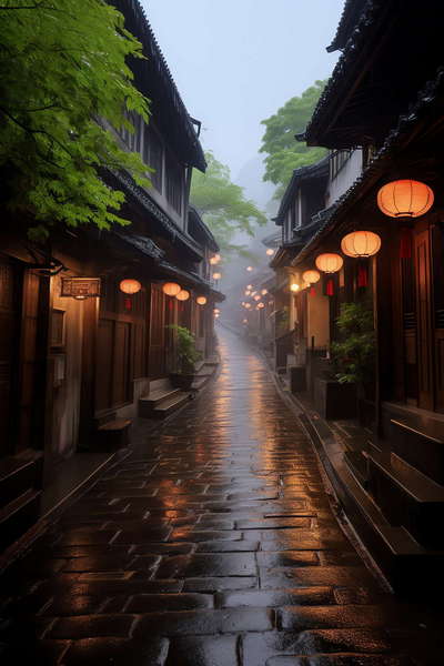 图片[9]-全球设计案例智能库_OJBKAI.COM意境江南小镇Midjourney灵感图库-_设计智库－全球设计案例智能库_OJBKAI.COM-全球设计案例智能库_OJBKAI.COM设计智库