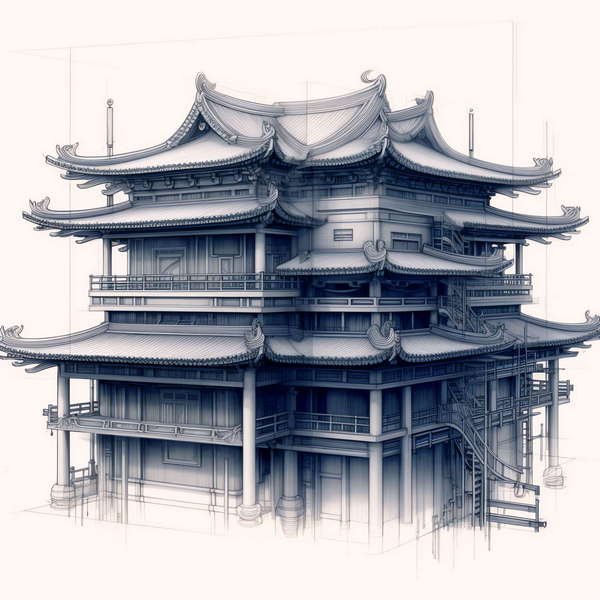 图片[15]-全球设计案例智能库_OJBKAI.COM中国古建草图Midjourney灵感图库-_设计智库－全球设计案例智能库_OJBKAI.COM-全球设计案例智能库_OJBKAI.COM设计智库