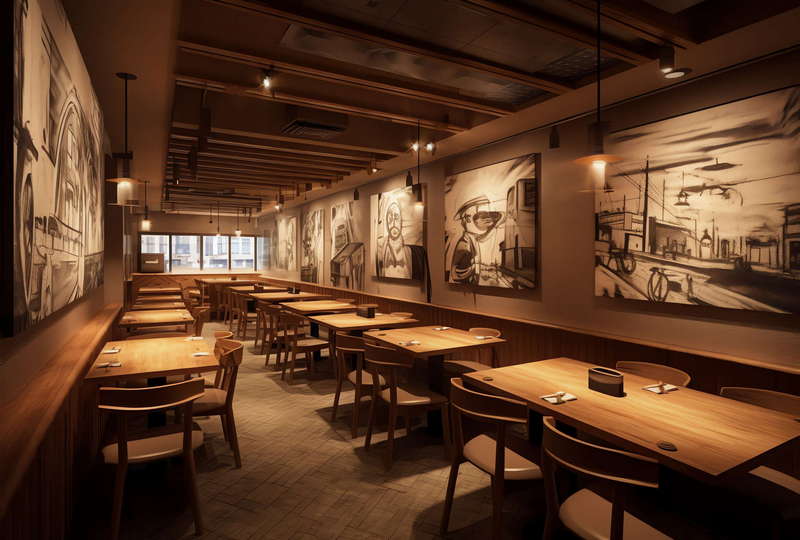 图片[9]-全球设计案例智能库_OJBKAI.COM工装餐厅Midjourney灵感图库-_设计智库－全球设计案例智能库_OJBKAI.COM-全球设计案例智能库_OJBKAI.COM设计智库