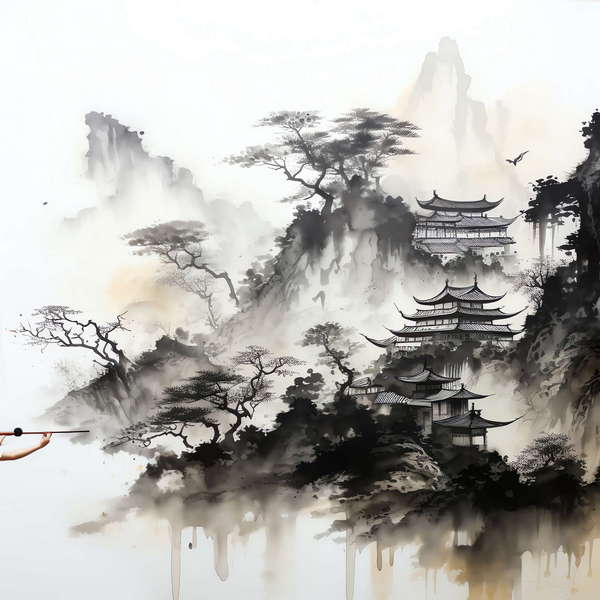 图片[24]-全球设计案例智能库_OJBKAI.COM水墨画Midjourney灵感图库-_设计智库－全球设计案例智能库_OJBKAI.COM-全球设计案例智能库_OJBKAI.COM设计智库