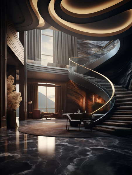 图片[12]-全球设计案例智能库_OJBKAI.COM酒店现代风格奢华楼梯Midjourney灵感图库-_设计智库－全球设计案例智能库_OJBKAI.COM-全球设计案例智能库_OJBKAI.COM设计智库
