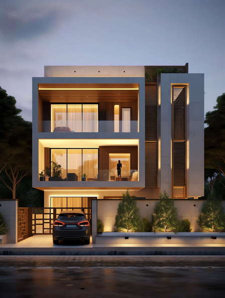 图片[21]-全球设计案例智能库_OJBKAI.COM现代极简别墅外观Midjourney灵感图库-_设计智库－全球设计案例智能库_OJBKAI.COM-全球设计案例智能库_OJBKAI.COM设计智库