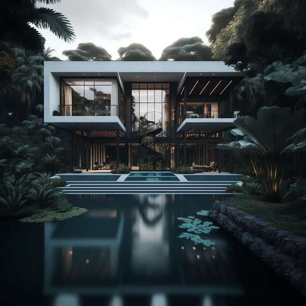 图片[13]-全球设计案例智能库_OJBKAI.COM建筑别墅外观Midjourney灵感图库-_设计智库－全球设计案例智能库_OJBKAI.COM-全球设计案例智能库_OJBKAI.COM设计智库